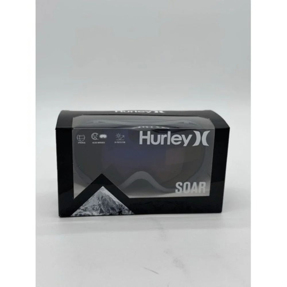 Hurley Soar Spherical Snow Google Hellos Mirrored Blue New In Box